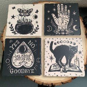 Tarot Palm Coaster Set